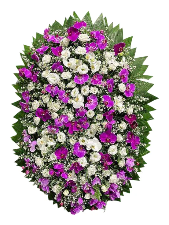 Coroa Sidney — coroa de flores para velório em São Paulo